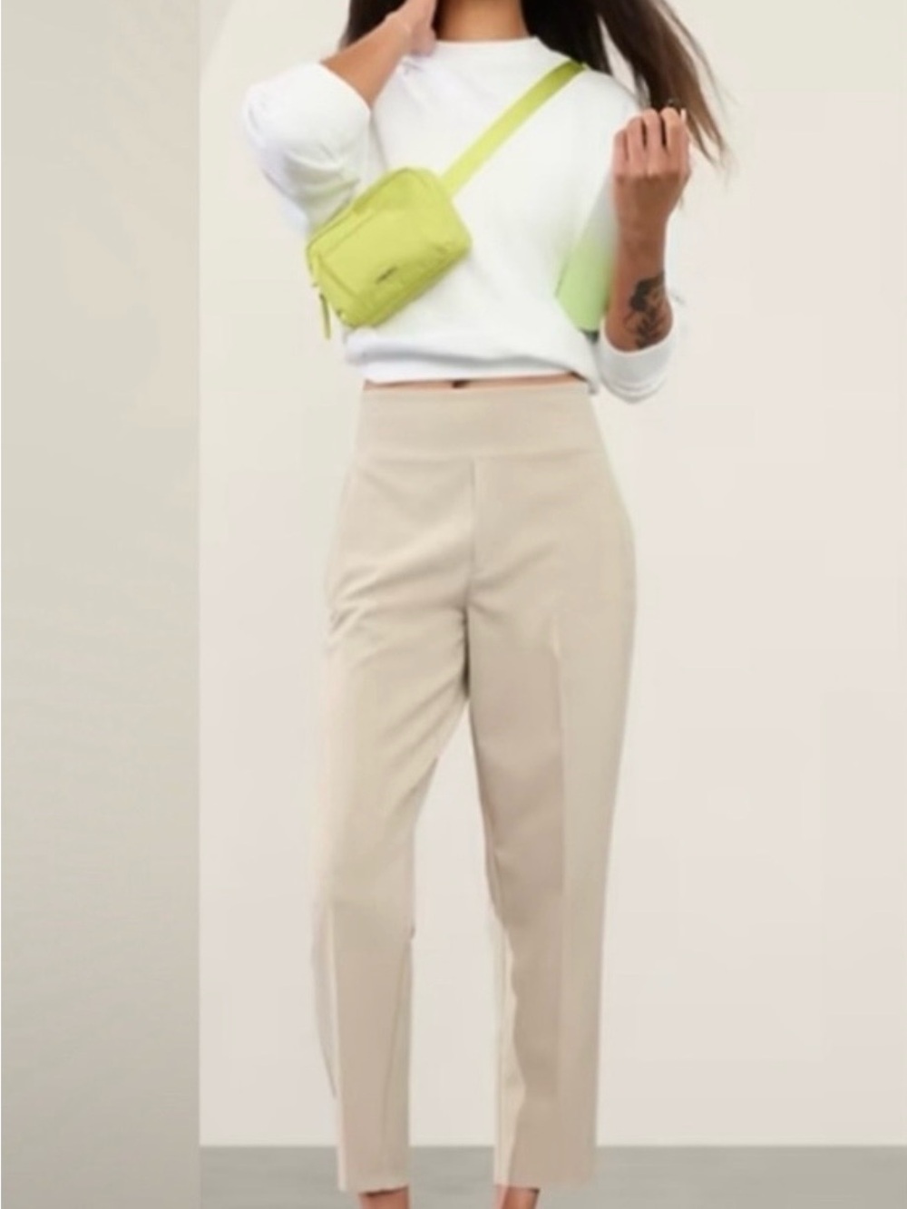 Athleta Endless High-Rise Straight Crop Pants - Women's 16 Tall Abalone